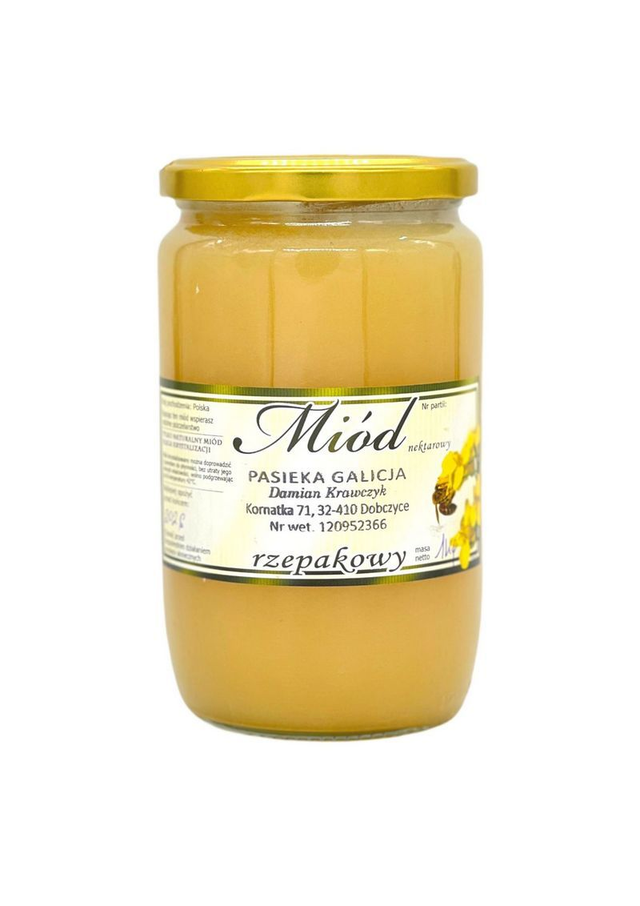 BIO Rapshonig ,,Pasieka Malinka''/ Rzepakowy Miód 1kg