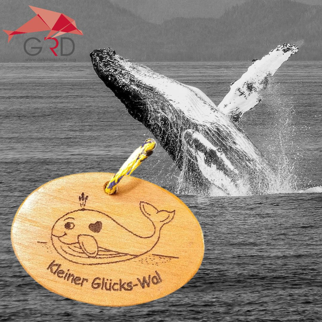 Kleiner Glücks-Wal (Schlüsselanhänger)