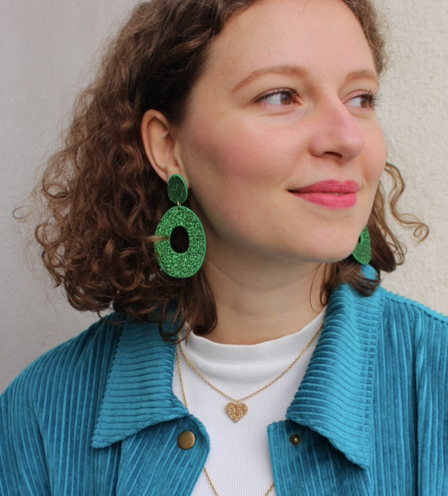 Iris • vert pailleté