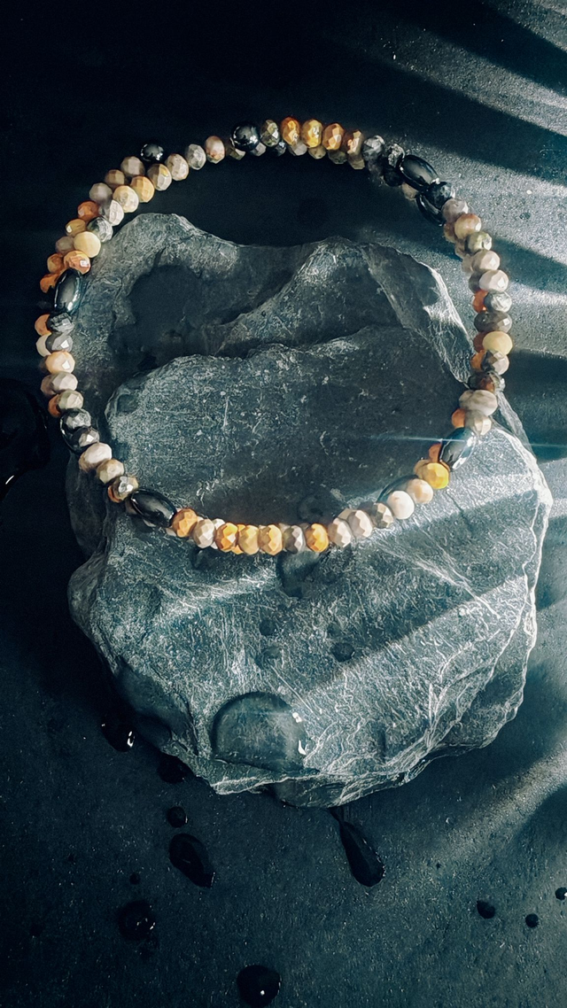 Bracelet bumblebee et hématite