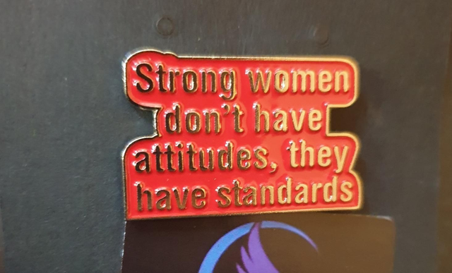 Strong Women Pin Badge 