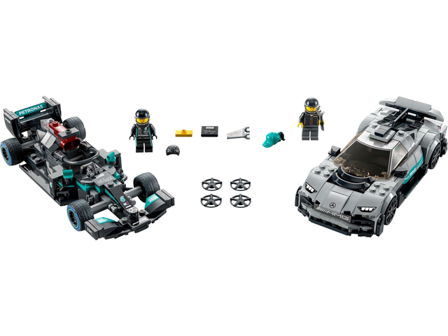 LEGO 76909 Mercedes-AMG F1 W12 E Performance und Mercedes-AMG Project One