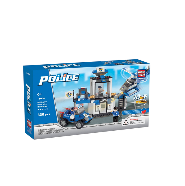 Brictek - Police Rescue Team 10 In 1 / 330 Pcs