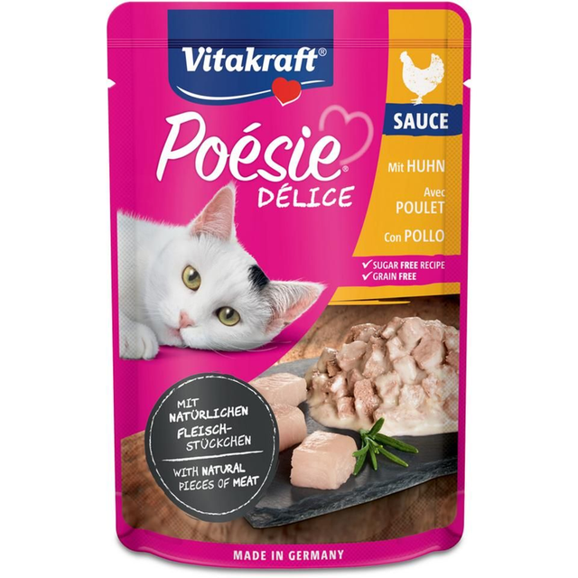 VITAKRAFT CAT POESIE DELICE BUSTA CON POLLO 85 GRAMMI

