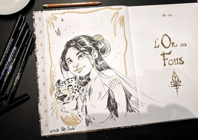 Album de bande dessinée &quot;L&#039;Or des Fous&quot;, dédicacé