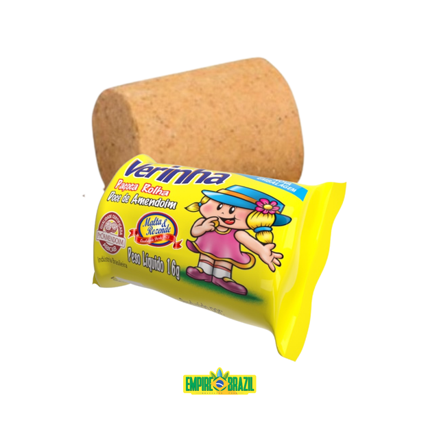 Pacoca em Rolha Embrulhada / Peanut Candy VERINHA 1unid