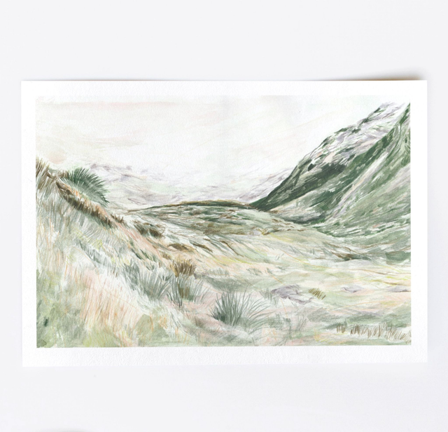 NZ Hooker Valley Giclée Print (omejena serija)