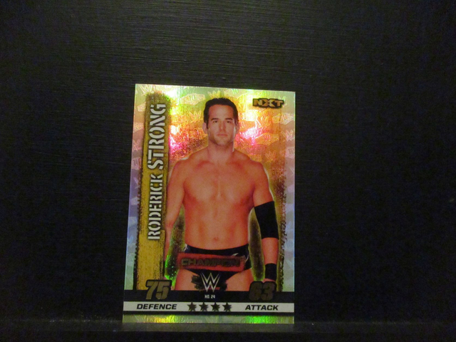Roderick Strong - Champion Slam Attax 10th Edition Original Trading Card #24
