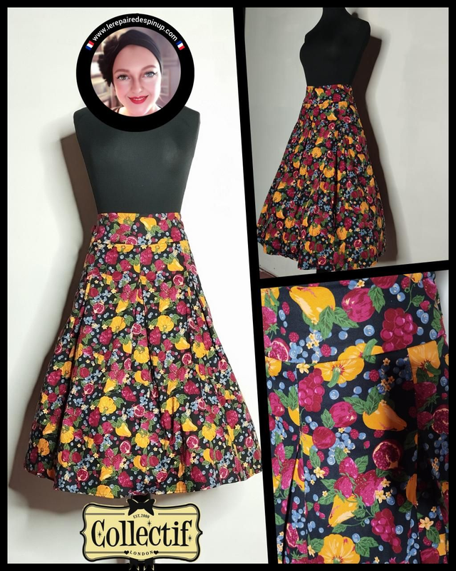 Jupe Collectif Laeken Fruit Bowl Swing T44