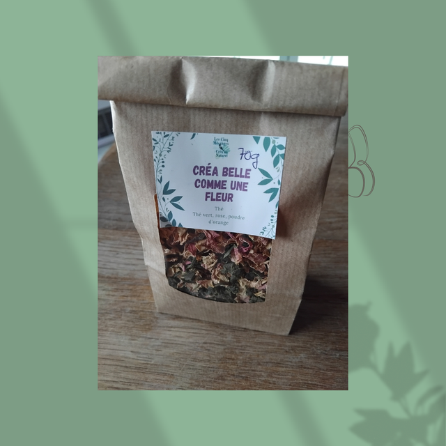 Crea Belle comme une fleur – Thé vert 70g