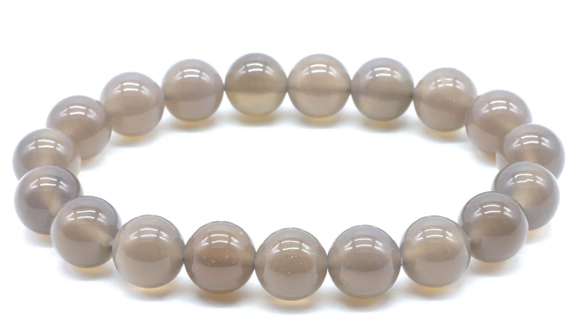 Bracelet Agate Grise