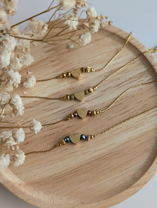 Bracelet Précieux coeur diamanté 