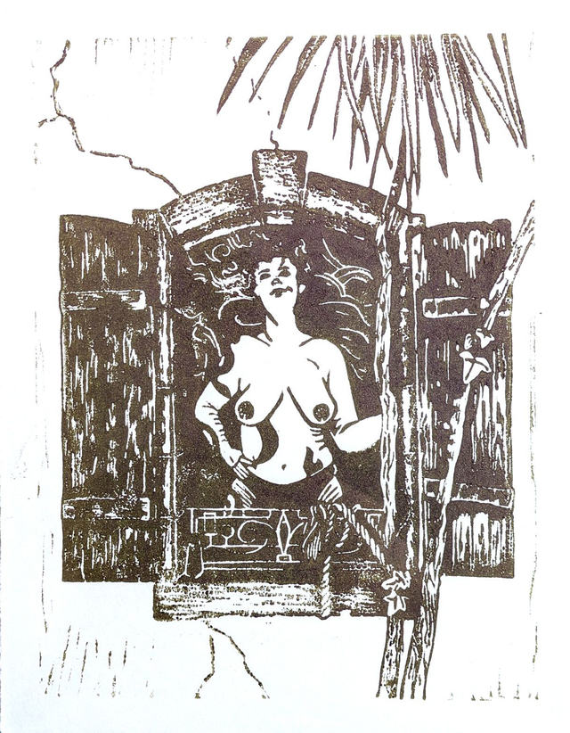 Gravure - Au lever du jour