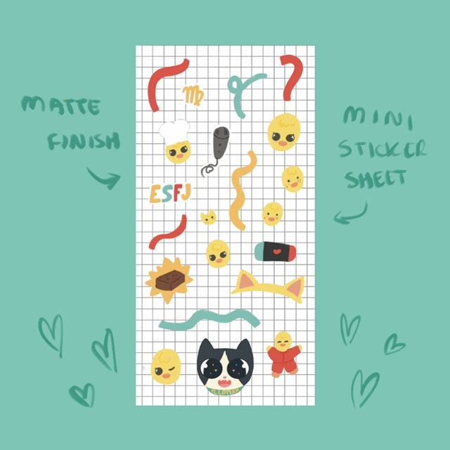 Stray Kids Deco Stickersheet | Felix Bbokari