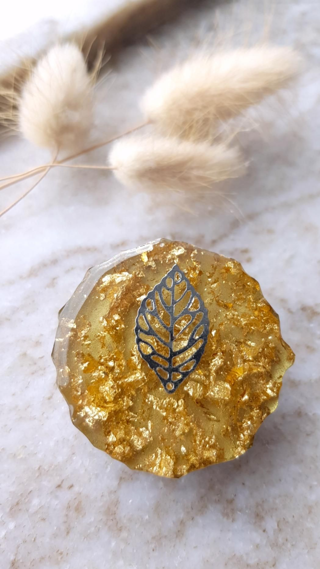 Phone Grip - Gold leaf