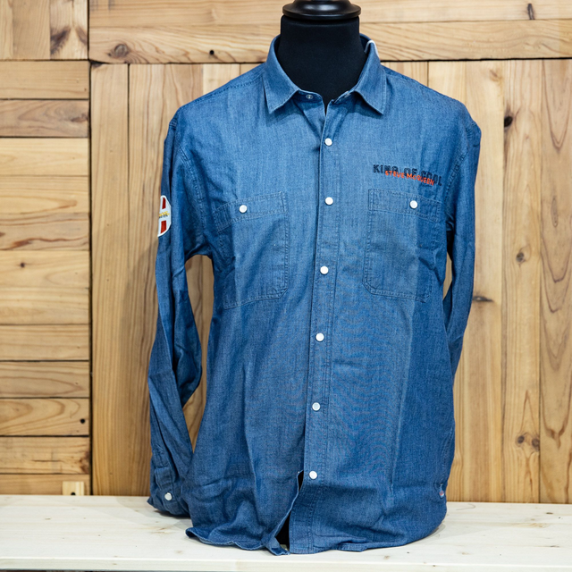 Chemise Denim Steve Mac Queen Bleue