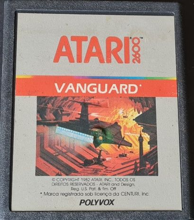 Vanguard polyvox Atari 2600 cartridge