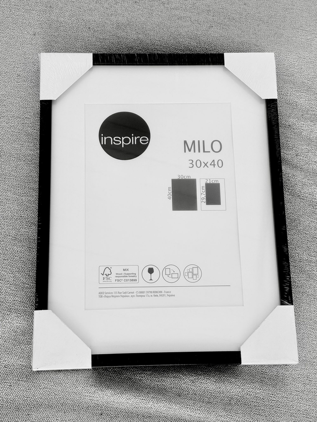 Cadre, format 30x40cm pour format A3 (Inclus surcout d&#039;expédition)