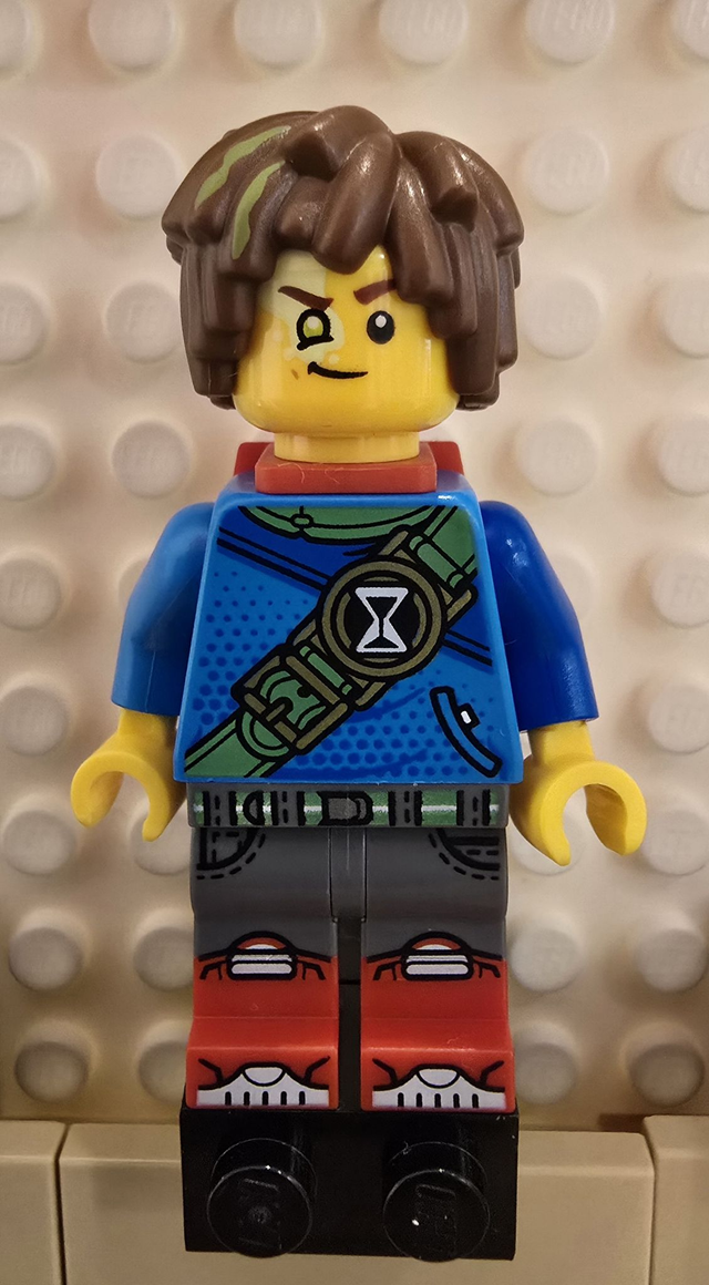 LEGO drm016 Mateo mit Rucksack Minifigur