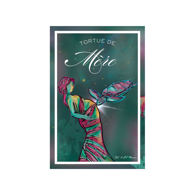Carte postale - tortue de Mère 