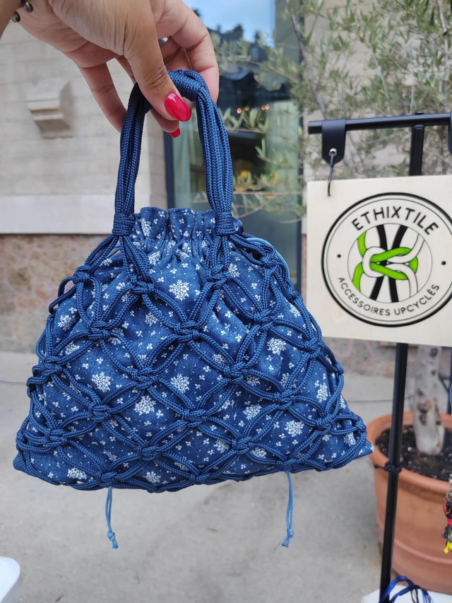 Sac macramé M