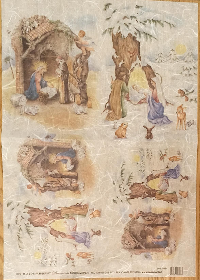 Carta di Riso Presepe Grande