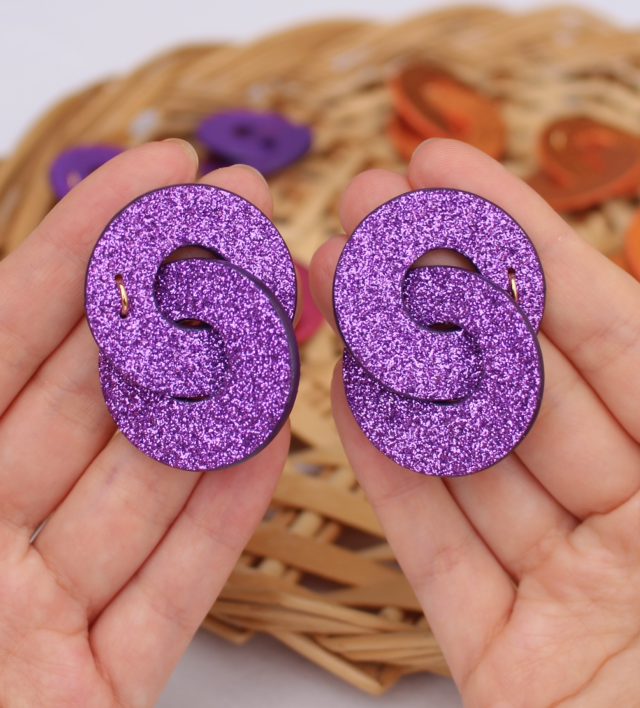 Billy • violet pailleté 