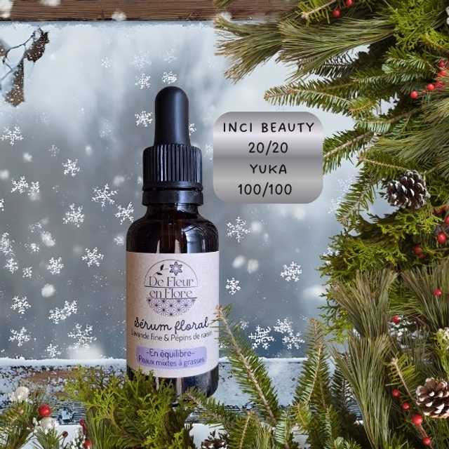 Sérum floral-Visage-peaux mixtes à grasses