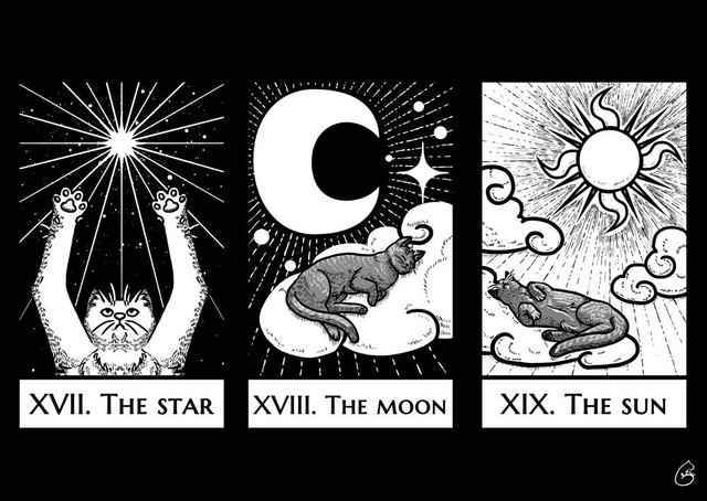 Poster A4 - cartes de tarot