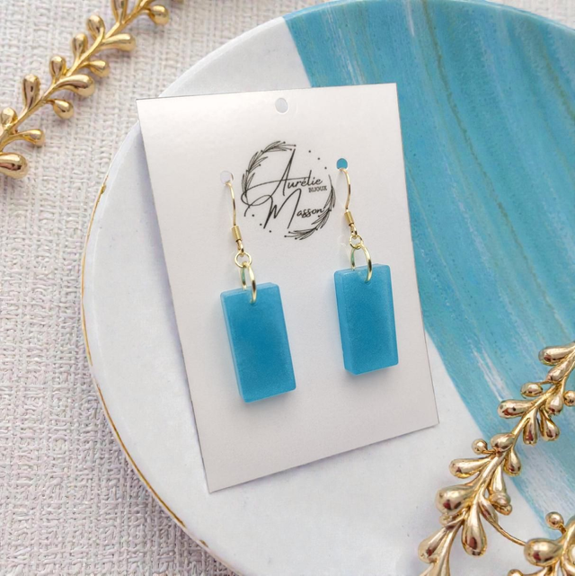 Boucles d'oreilles "Crocusa"