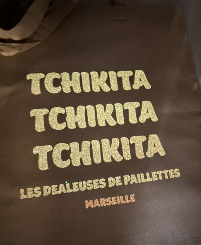 Tote bag TCHIKITA orange phospho