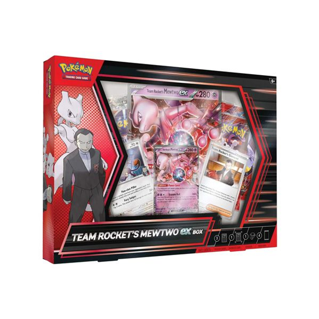Pokemon TCG: Team Rocket's Mewtwo ex Box