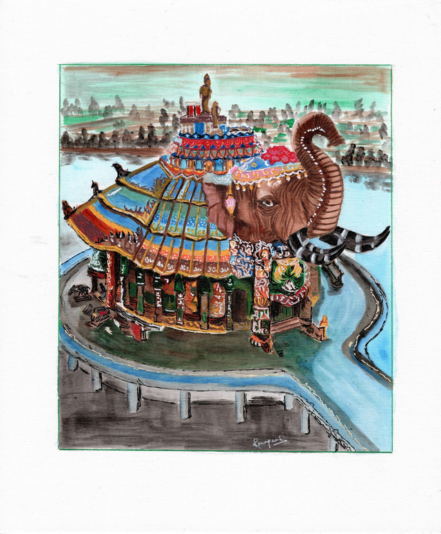 Wat Ban Rai (Thailand) - A4 print