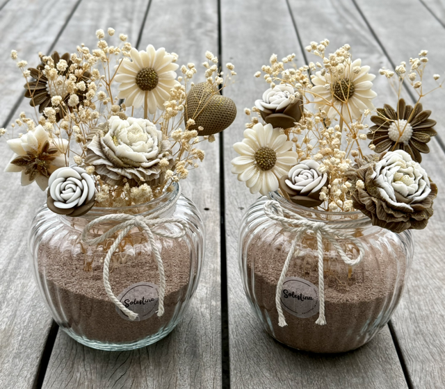 Bouquet parfumé violette &amp; rose 