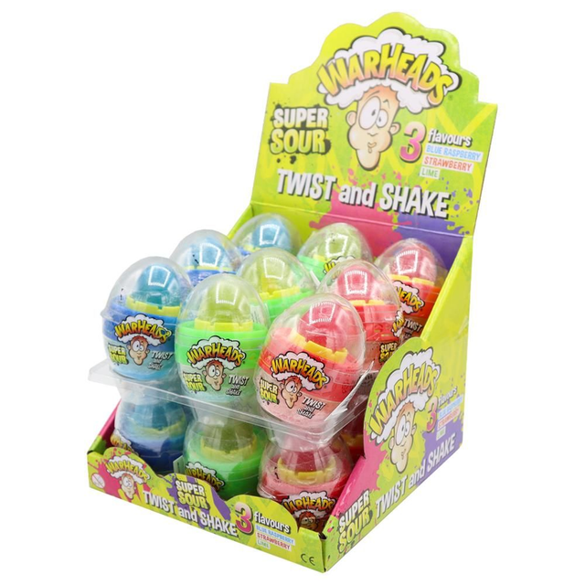 Warheads Super sour twist and shake Eggo