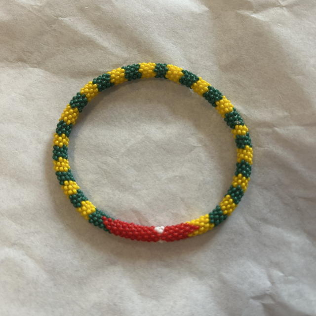 Armband Perlen aus Togo