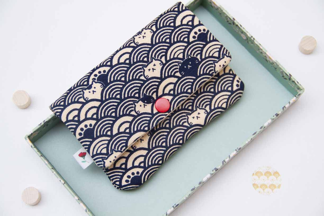 Monedero grande CATS &amp; BLUE