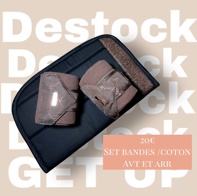 Set bandes coton bronze hv polo 