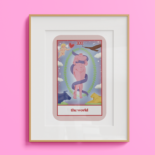 The World Tarot Print