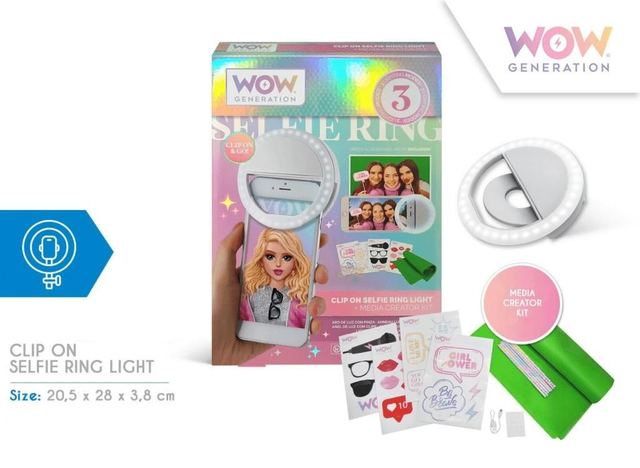 WOW Generation Selfie Light With Accessories (WOW00024-439)
