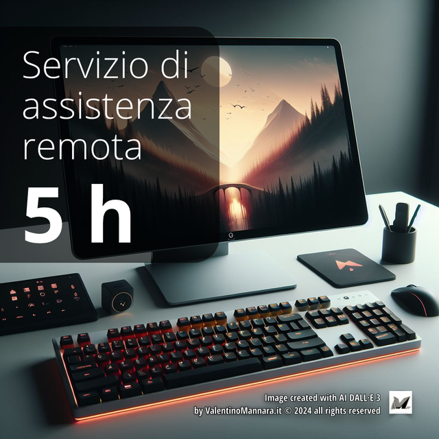 Servizio di assistenza remota - pacchetto da 5 ore