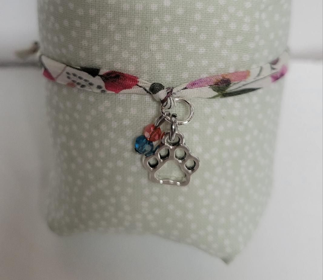 Bracelet liberty patte de chat 