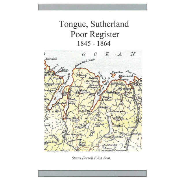 Tongue, Sutherland Poor Register 1845-1864
