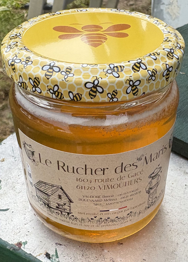 Miel de fleurs Vimo Abeilles jaunes 250g