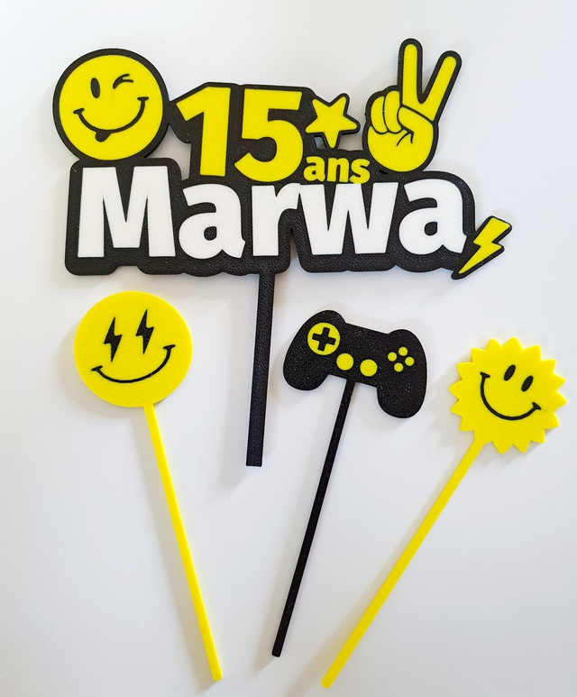 Topper cake personnalisé 