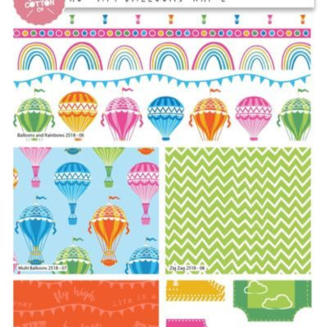 Fat Qtr - Hot Air Balloon