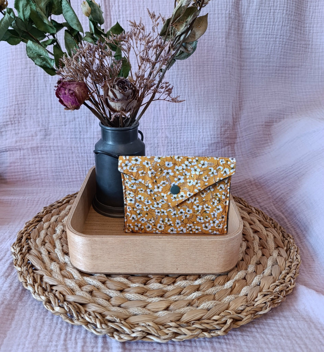 Pochette Orchidées Jaune