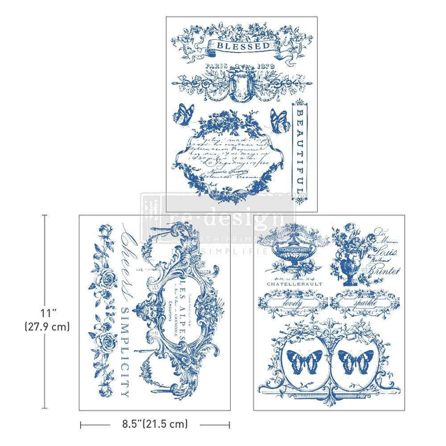 A4 Re-design Decor Transfer - Lovely Labels