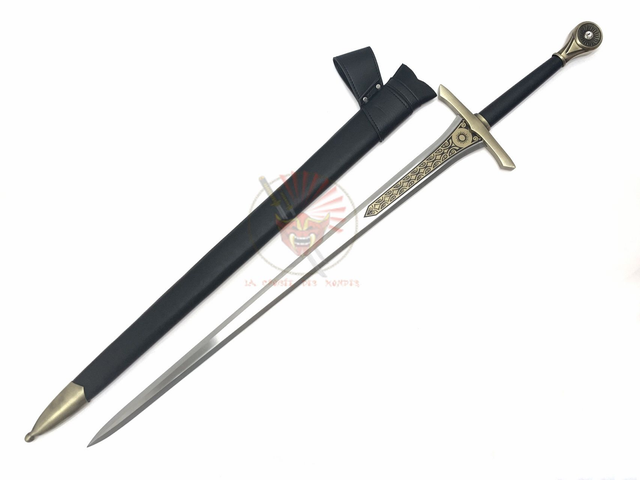 Les Anneaux de Pouvoir Epee Elendil + Fourreau Epee Acier