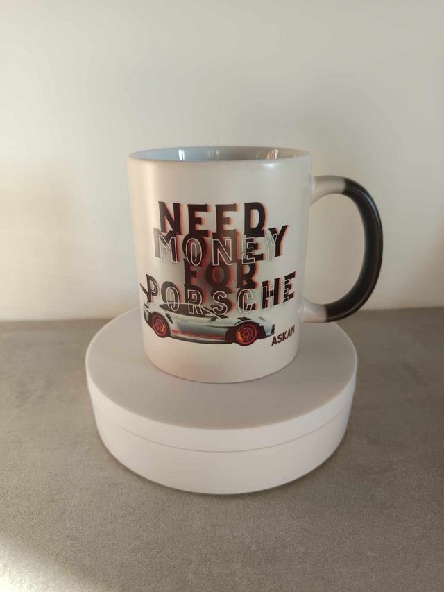 Tasse thermoréactif noir semi-mat 330 ml